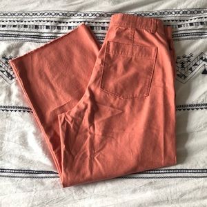 Salmon pink high waisted pant (Community Aritizia)